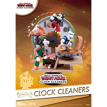 D-Stage Diorama Walt Disney\'s Mickey Mouse Clock Cleaners - Collection Beast Kingdom Multicolore