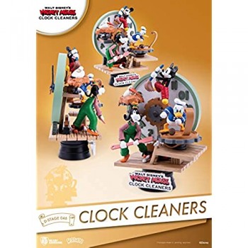D-Stage Diorama Walt Disney\'s Mickey Mouse Clock Cleaners - Collection Beast Kingdom Multicolore