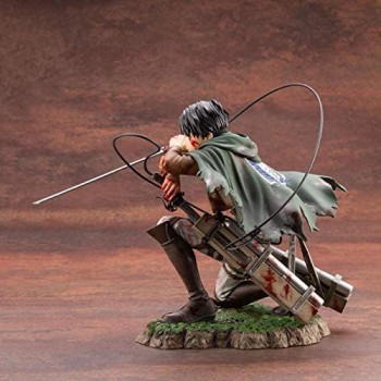 HJUNH 18cm Attack on Titan Figure Rival Ackerman Action Figure Package Ver. Levi PVC Action Figure Rivaille Collection Model Toys