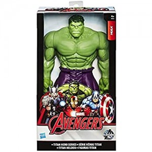 Hulk action figure Marvel 30 cm articolato Avengers 4 anni Titan Hero Series